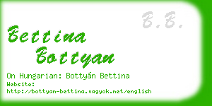 bettina bottyan business card