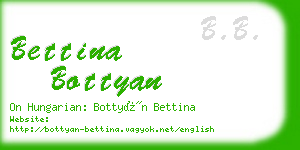 bettina bottyan business card